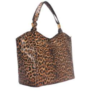 BORSA LEOPARD SENZA TRACOLLA